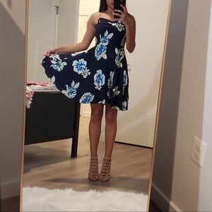 Floral print summer dress